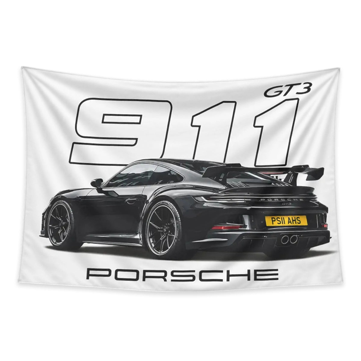 911 Shadow tapestry and flag mockup