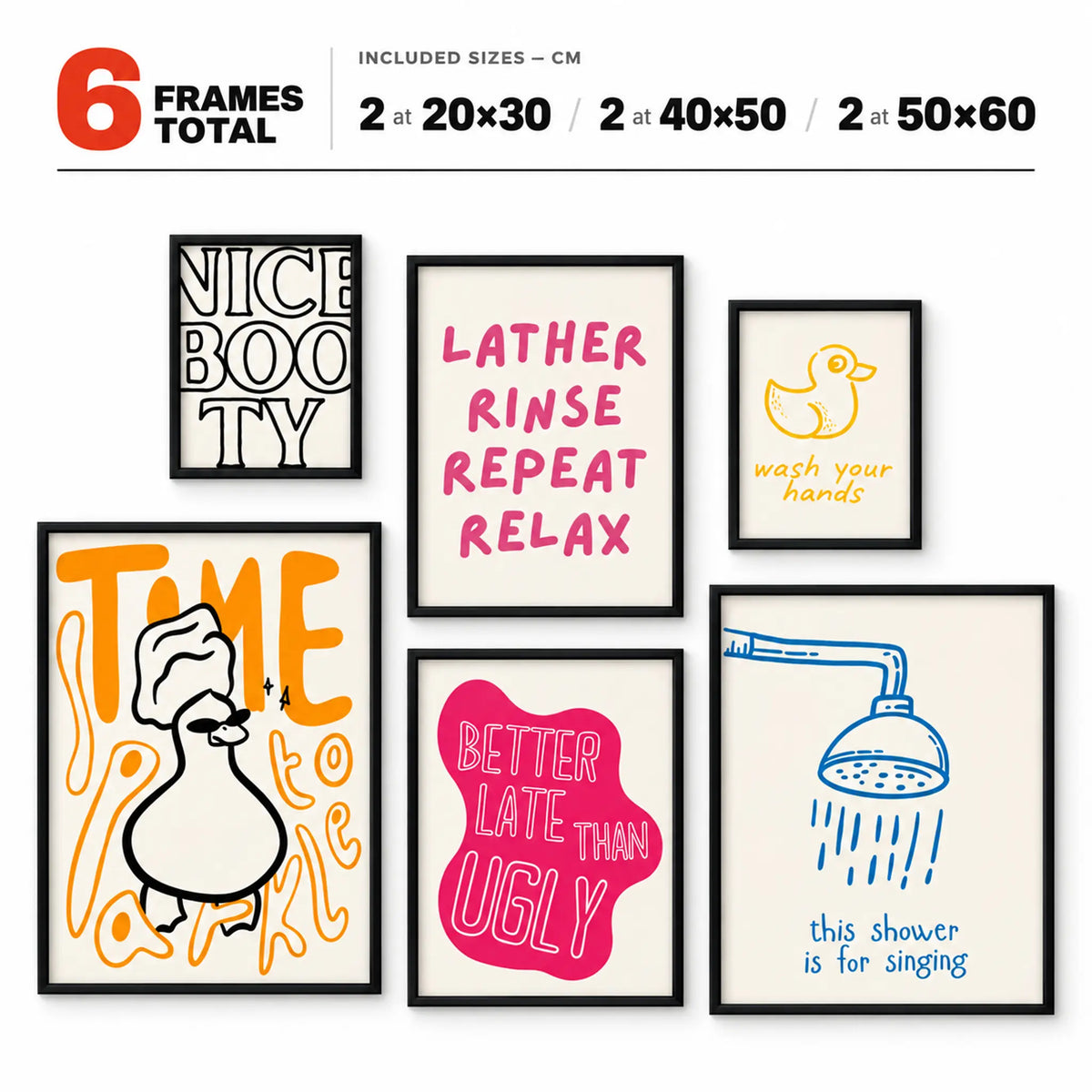 Bathroom Banter | 6 Frames