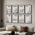 CITY SKETCHES | 8 FRAMES