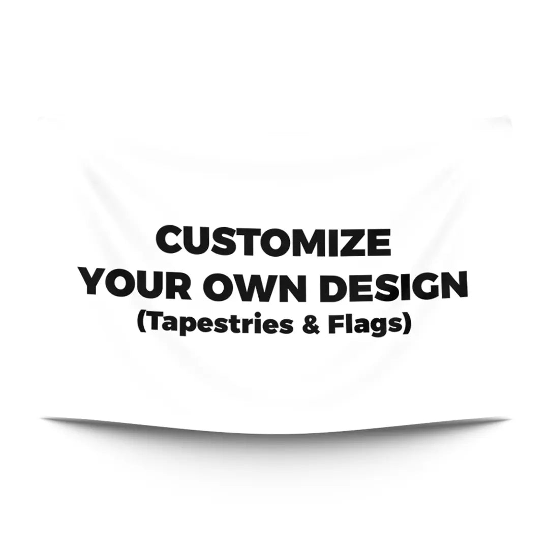 Custom-design wall tapestry — your photo or artwork printed on premium soft-touch fabric by LoudBorders.