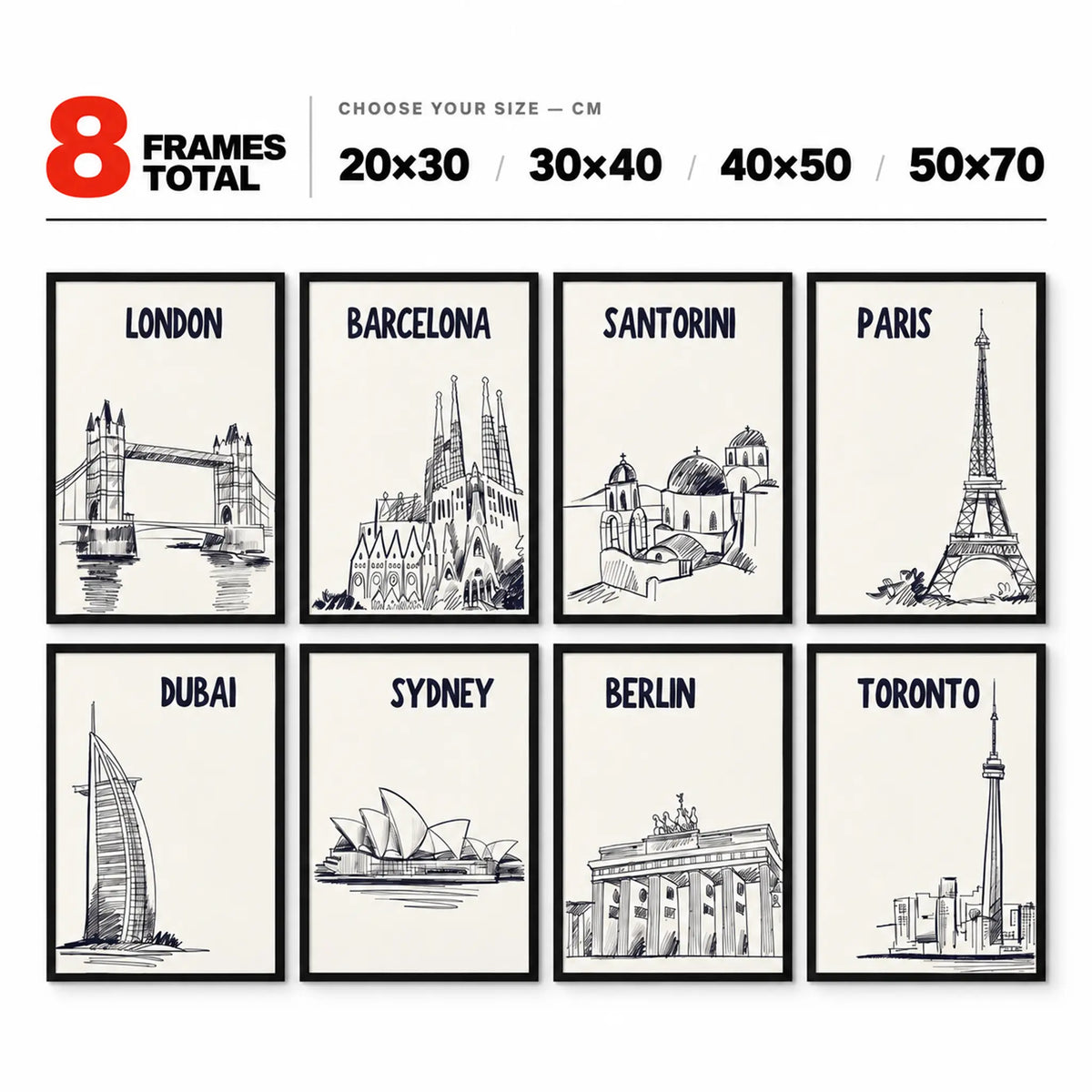City Sketches | 8 Frames