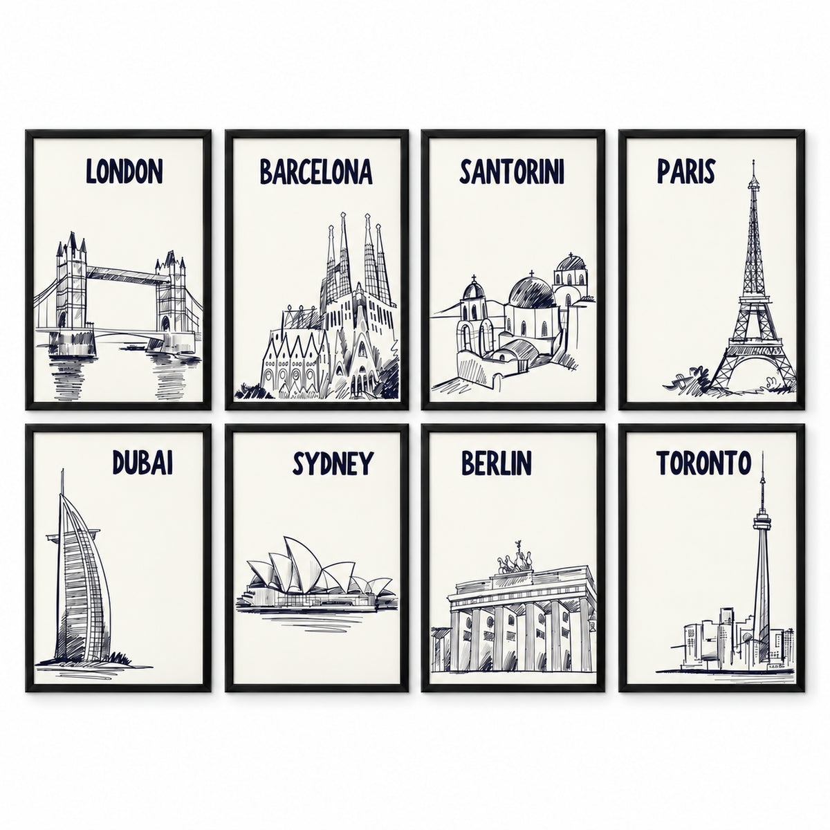 City Sketches | 8 Frames