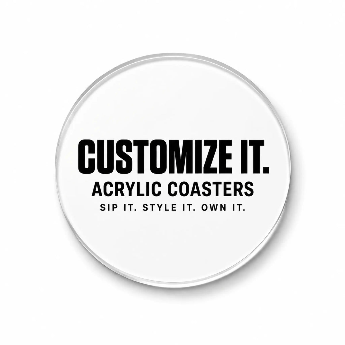 Customized Acrylic Coaster