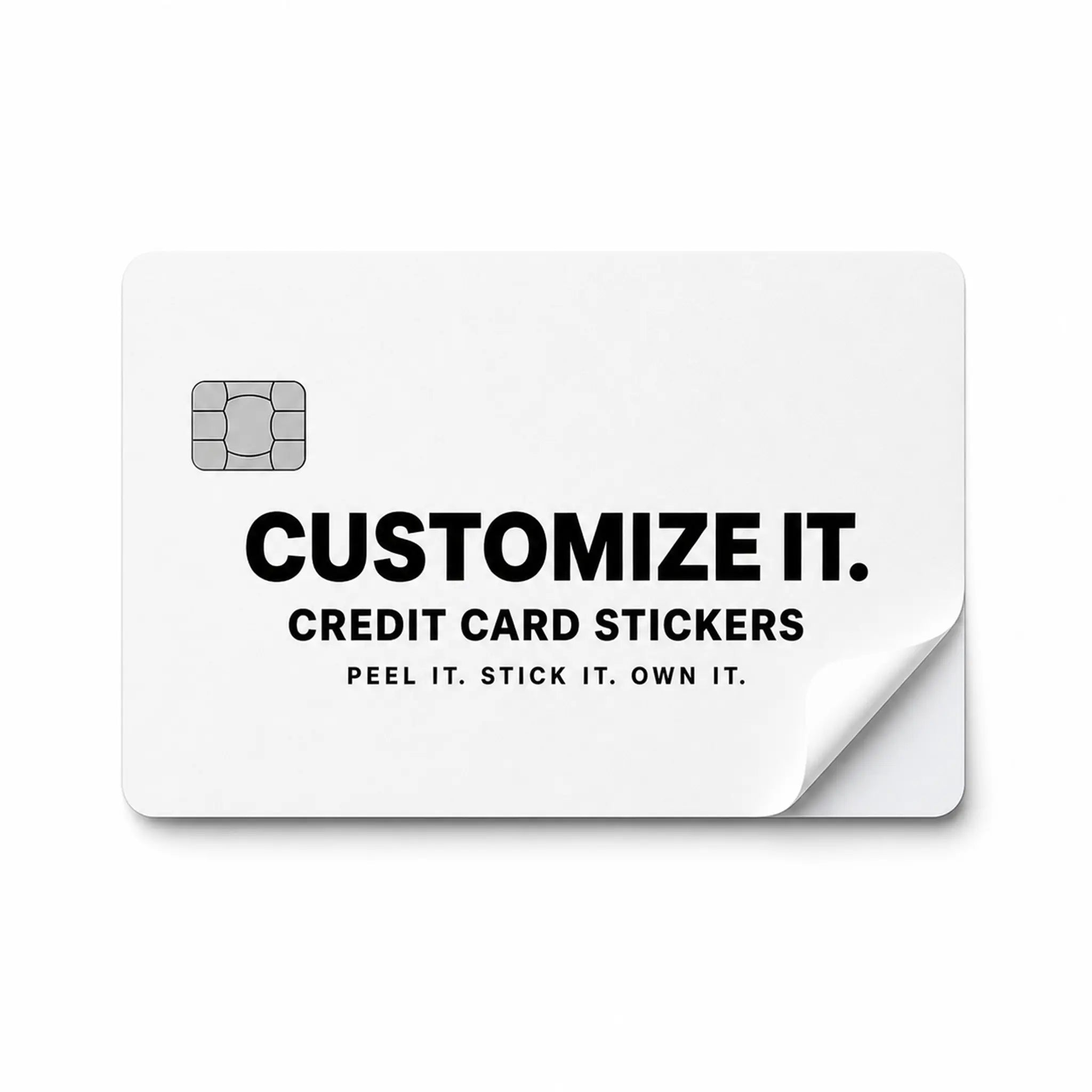 Customized Credit Card Stickers