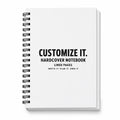 Customized Hardcover Notebook - Lined Pages