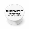 Customized pop socket — round phone grip with a printed 4.2 cm top disc