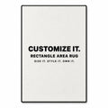 Customized Rectangle Area Rug