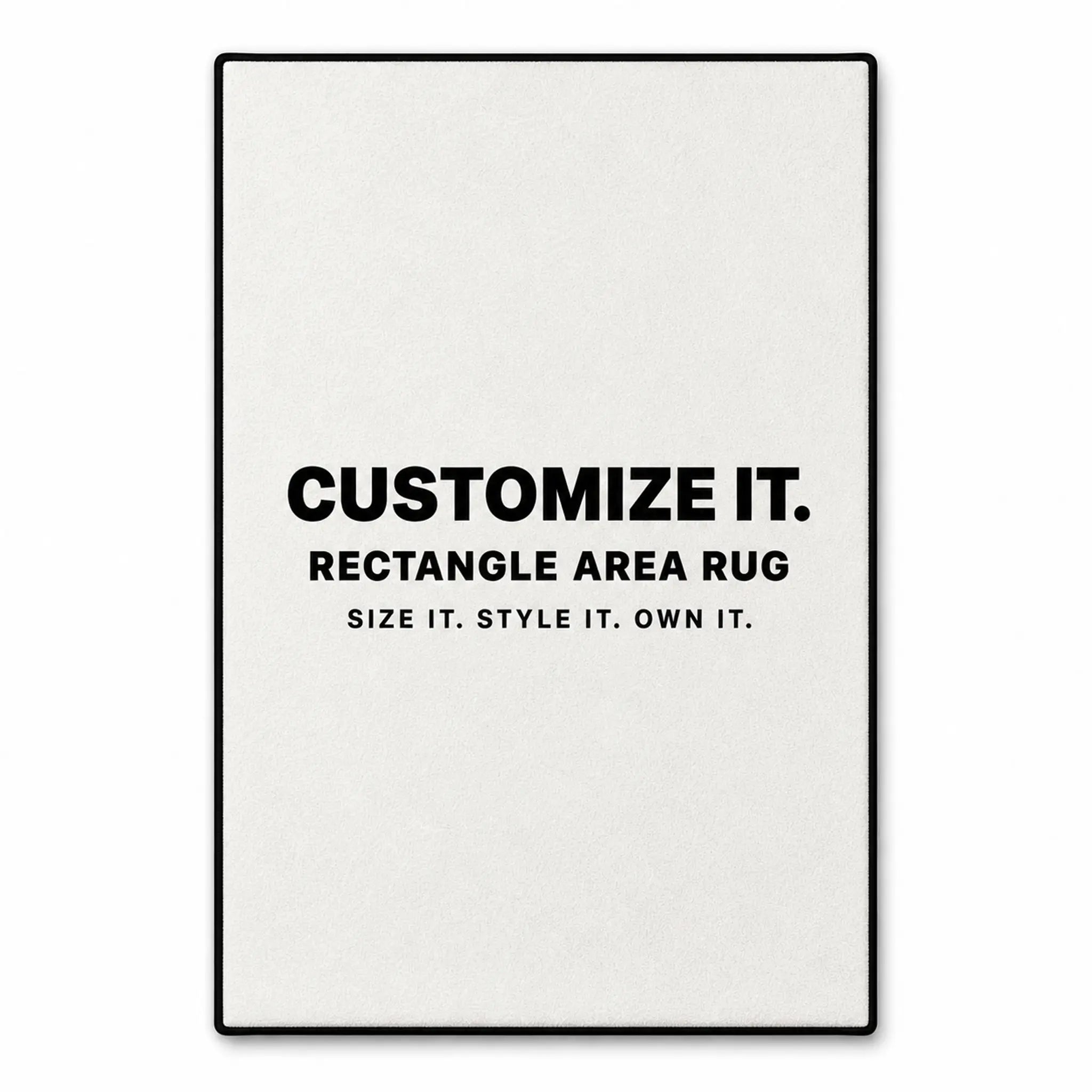 Customized Rectangle Area Rug