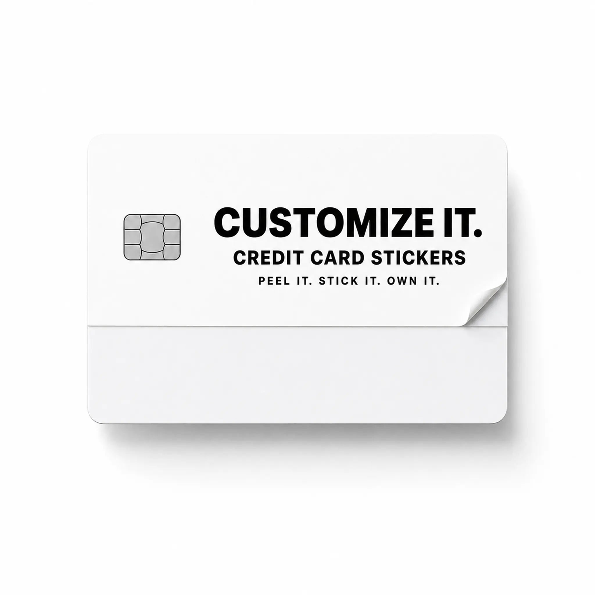 Customized Credit Card Stickers