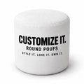 Customized Round Poufs