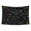 Equation Overload tapestry and flag mockup