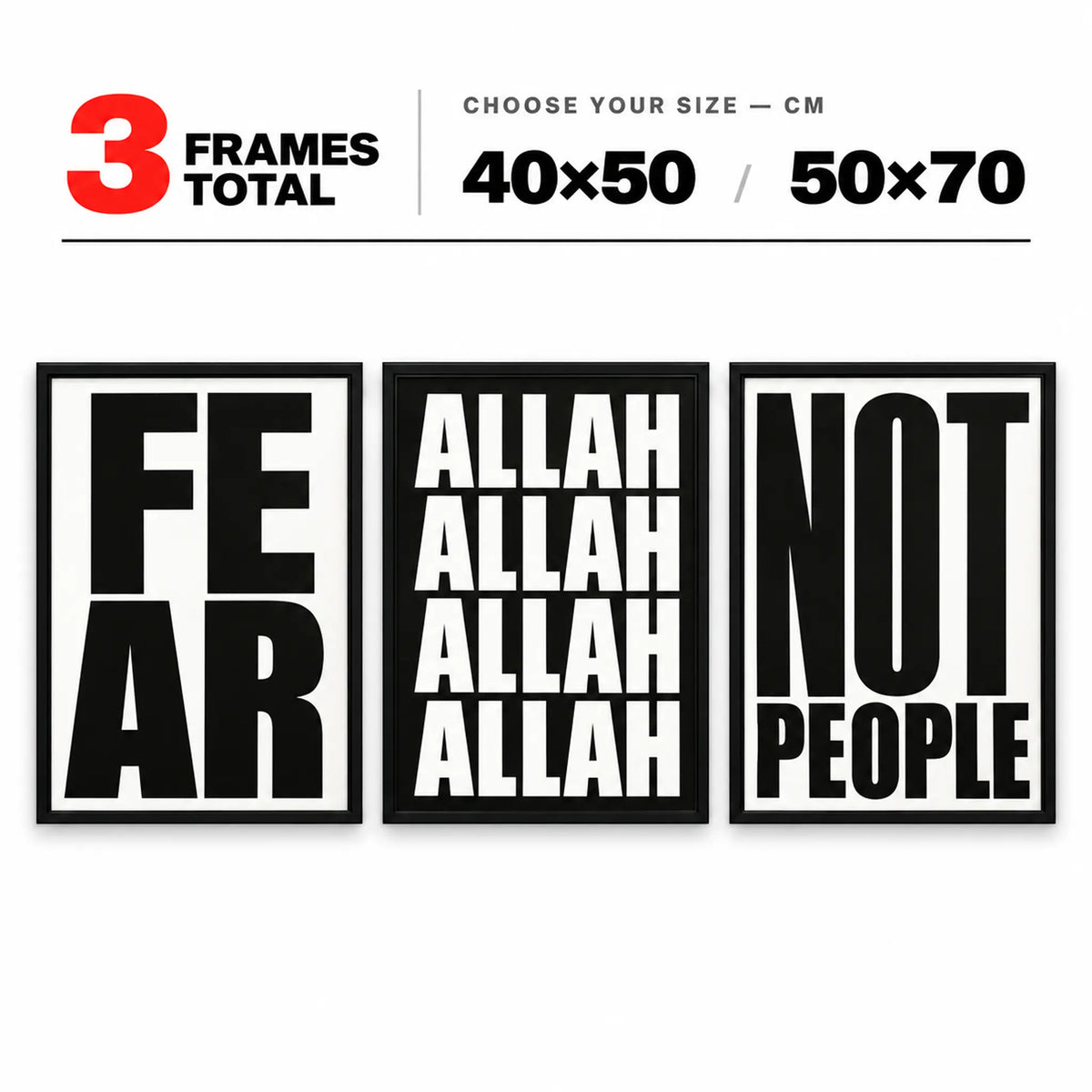 Faith First | 3 Frames