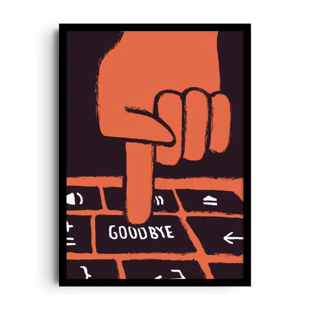 Goodbye Button GOODBYE BUTTON – LoudBorders™