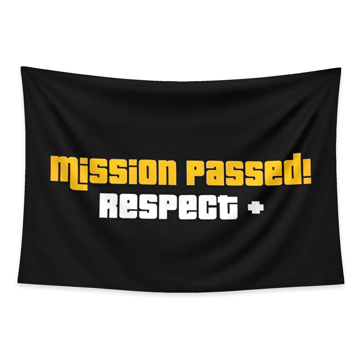 GTA Respect+ tapestry and flag mockup