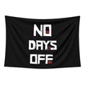 Hustle Nonstop tapestry and flag mockup