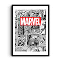 ICONIC PAGES — A print-led composition built around iconic pages, framed wall art poster