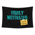 Lazy Genius tapestry and flag mockup