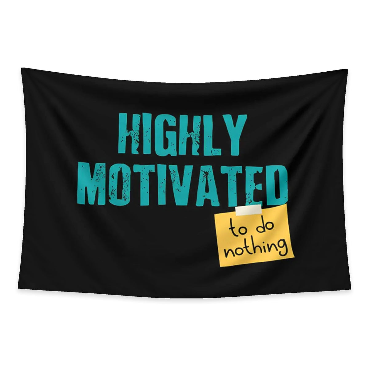 Lazy Genius tapestry and flag mockup