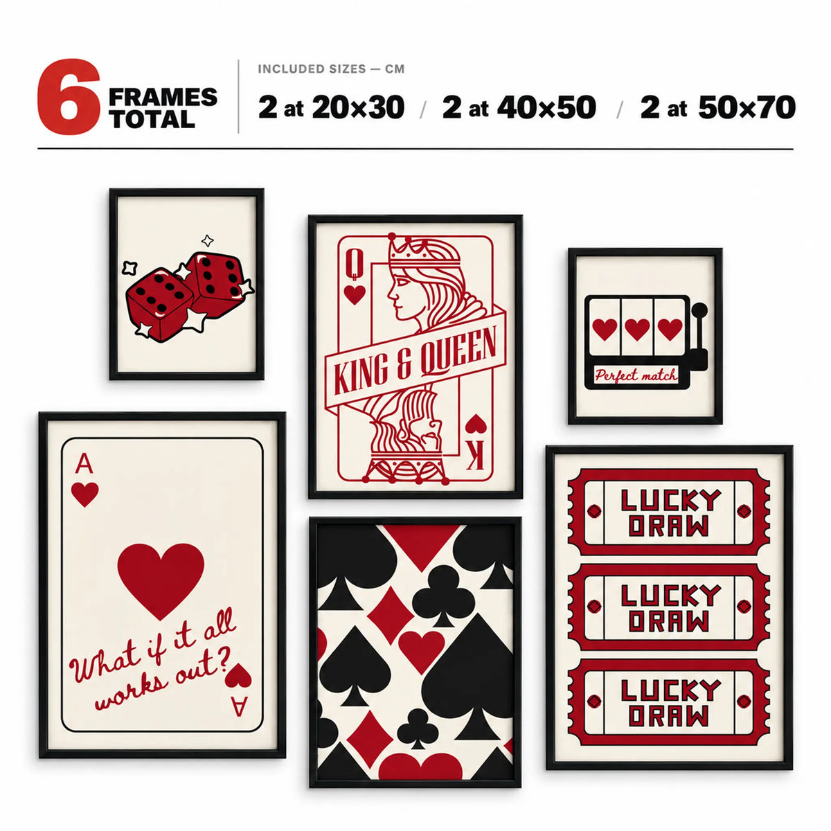 Lucky Hearts | 6 Frames