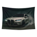 M4 Ghost tapestry and flag mockup
