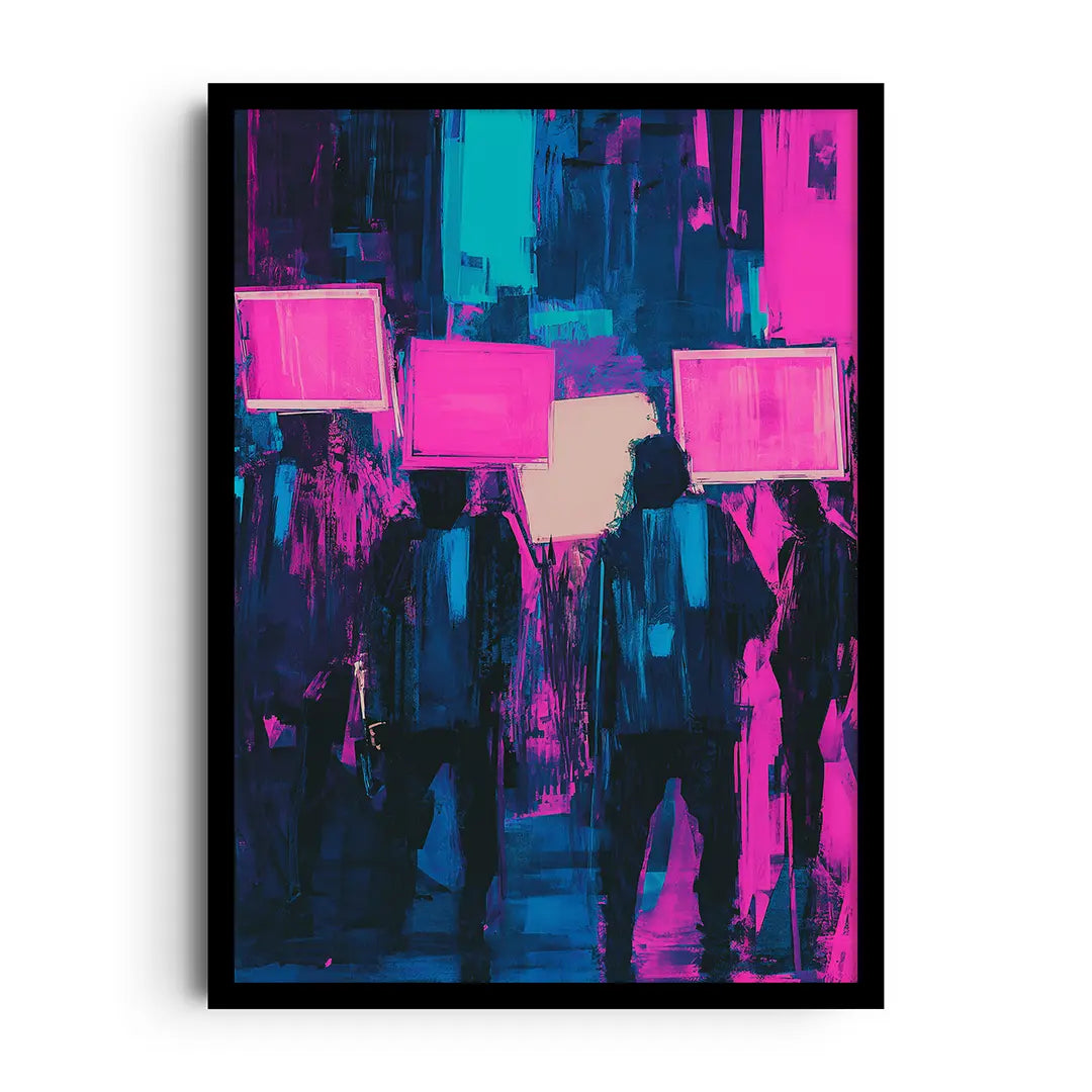 MUTED IN MAGENTA