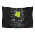 Nintendo 1989 tapestry and flag mockup