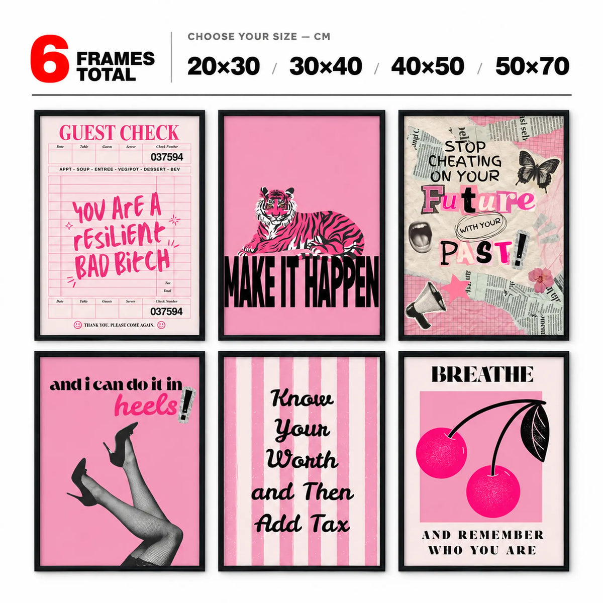 Pink Riot | 6 Frames