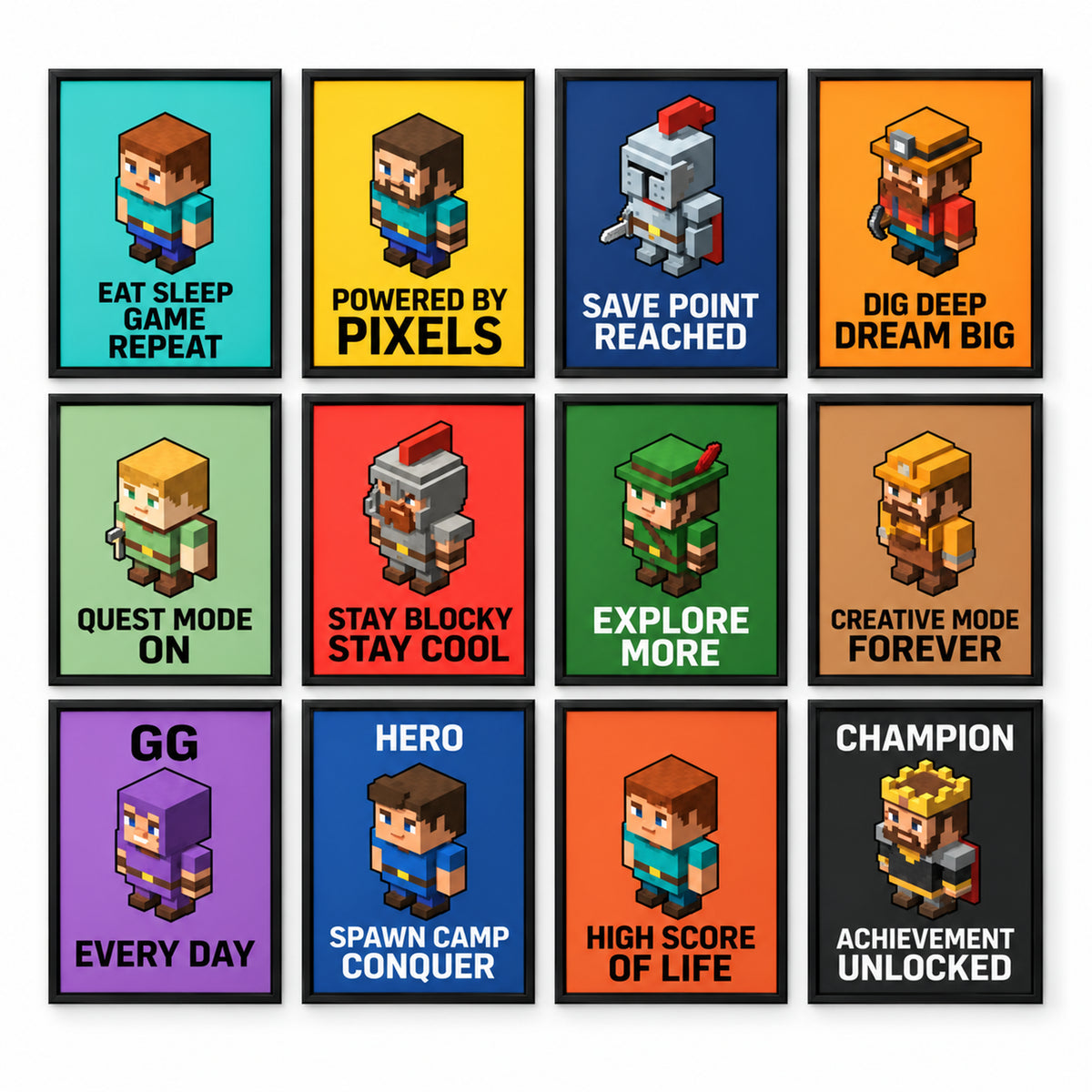 Pixel Quest | 12 Frames