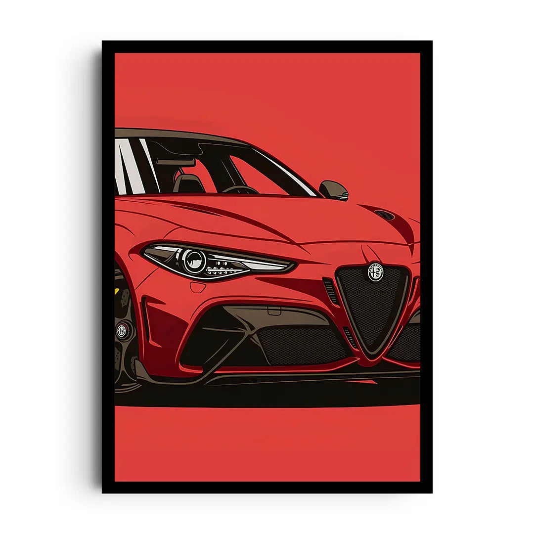 SCUDETTO — A football-inspired tribute to Italian championship glory, framed wall art poster