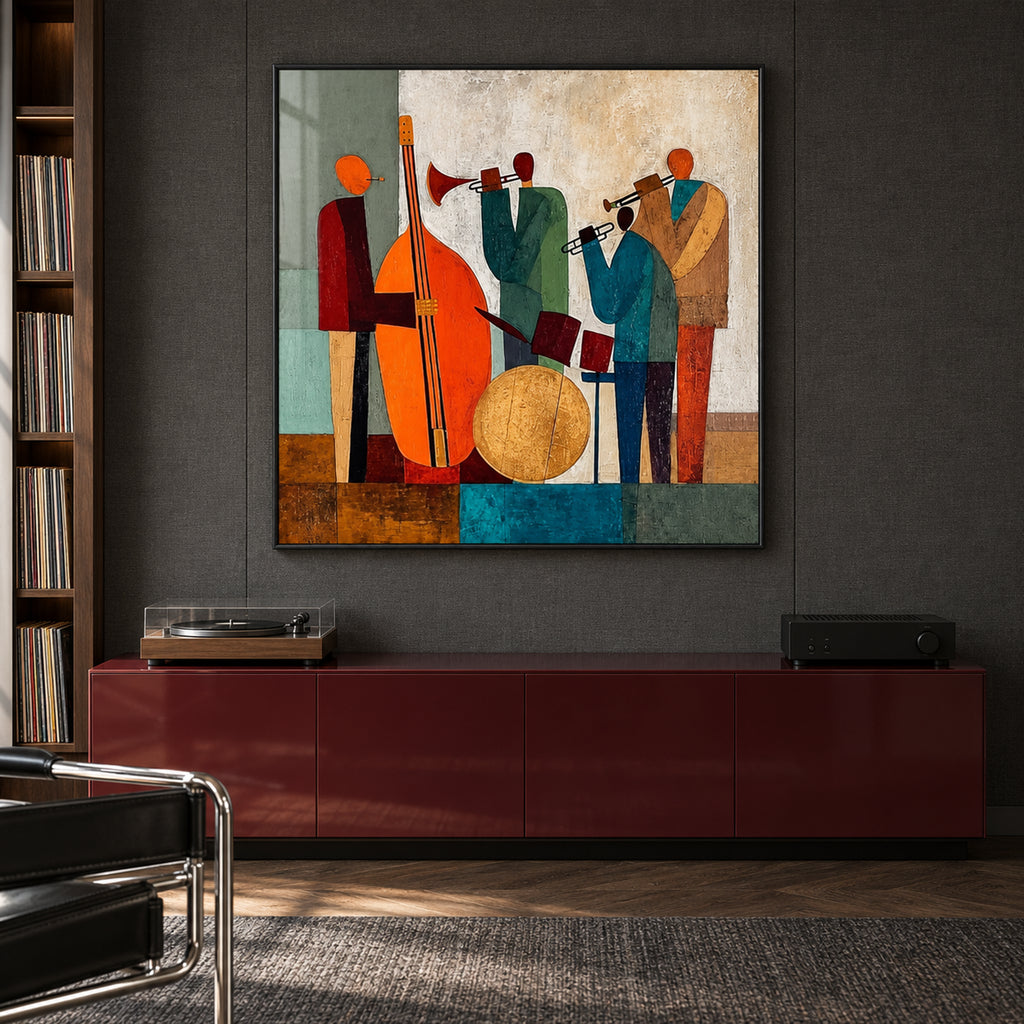 The Amber Quartet — Framed Wall Art