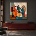 The Amber Quartet — Framed Wall Art