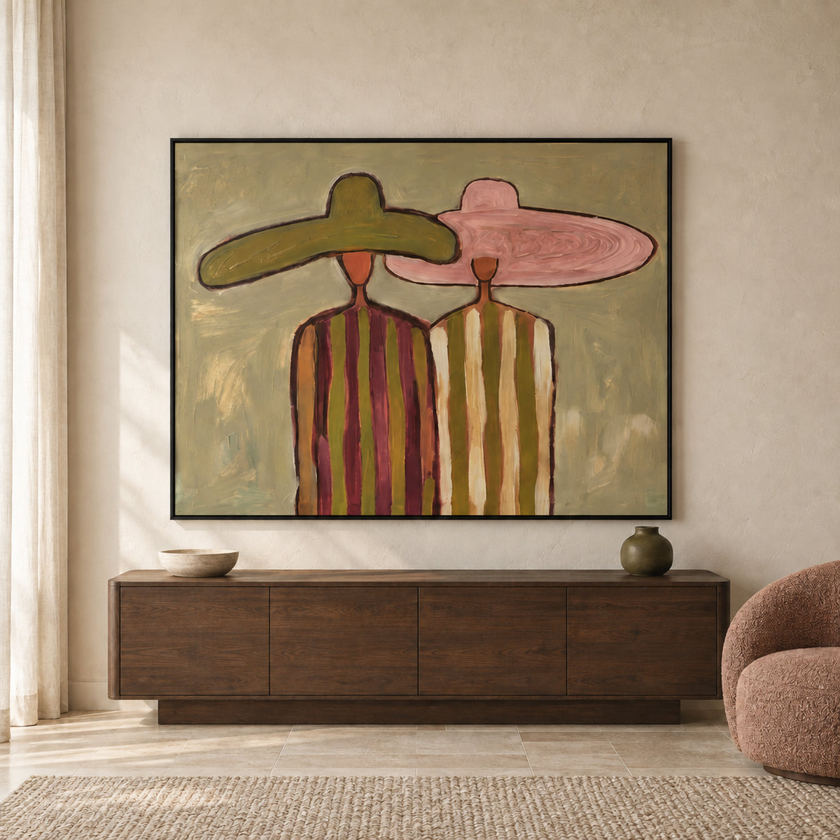 Olive & Rose — Black Framed Wall Art