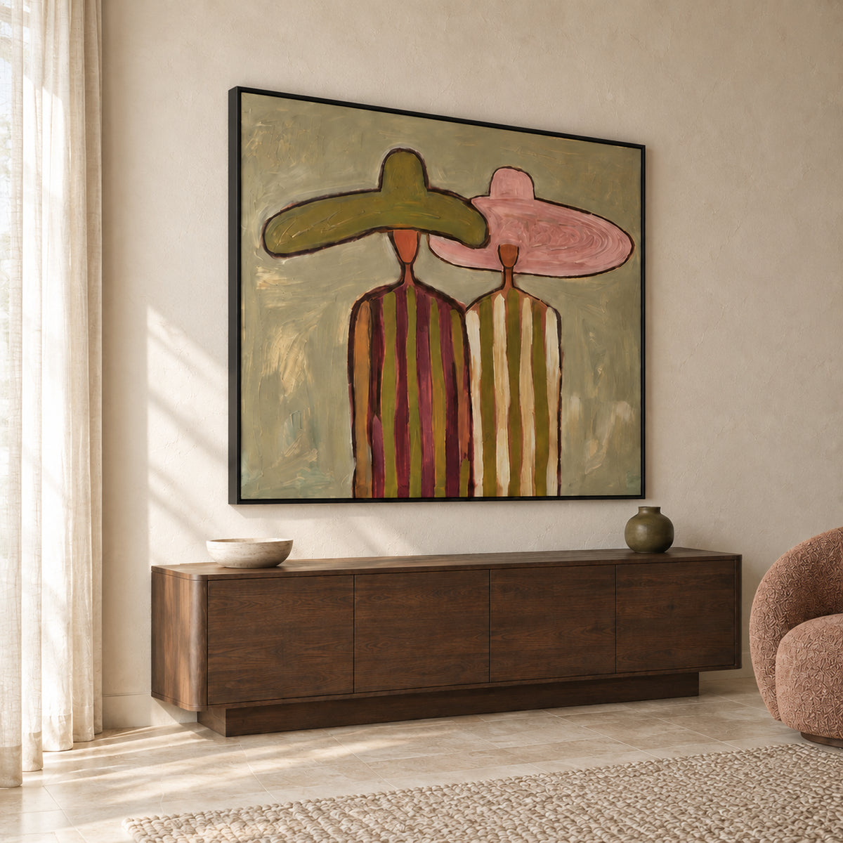 Olive & Rose — Black Framed Wall Art