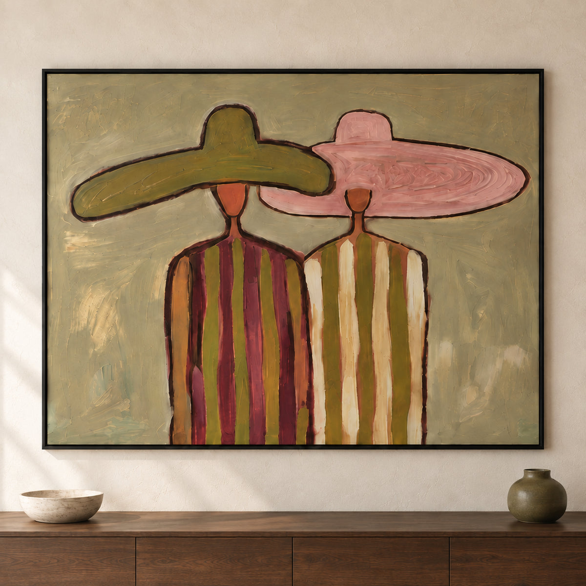 Olive & Rose — Black Framed Wall Art
