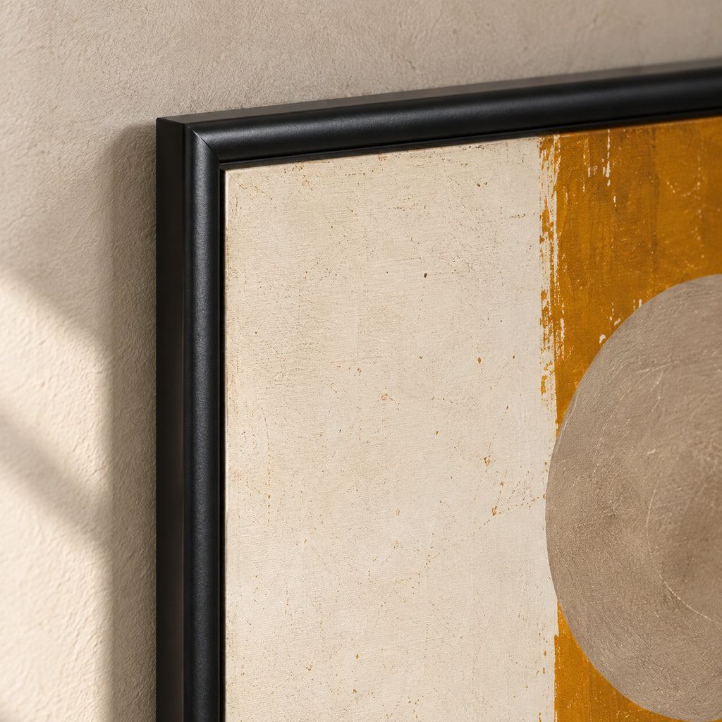 The Ochre Muse — Black Framed Wall Art